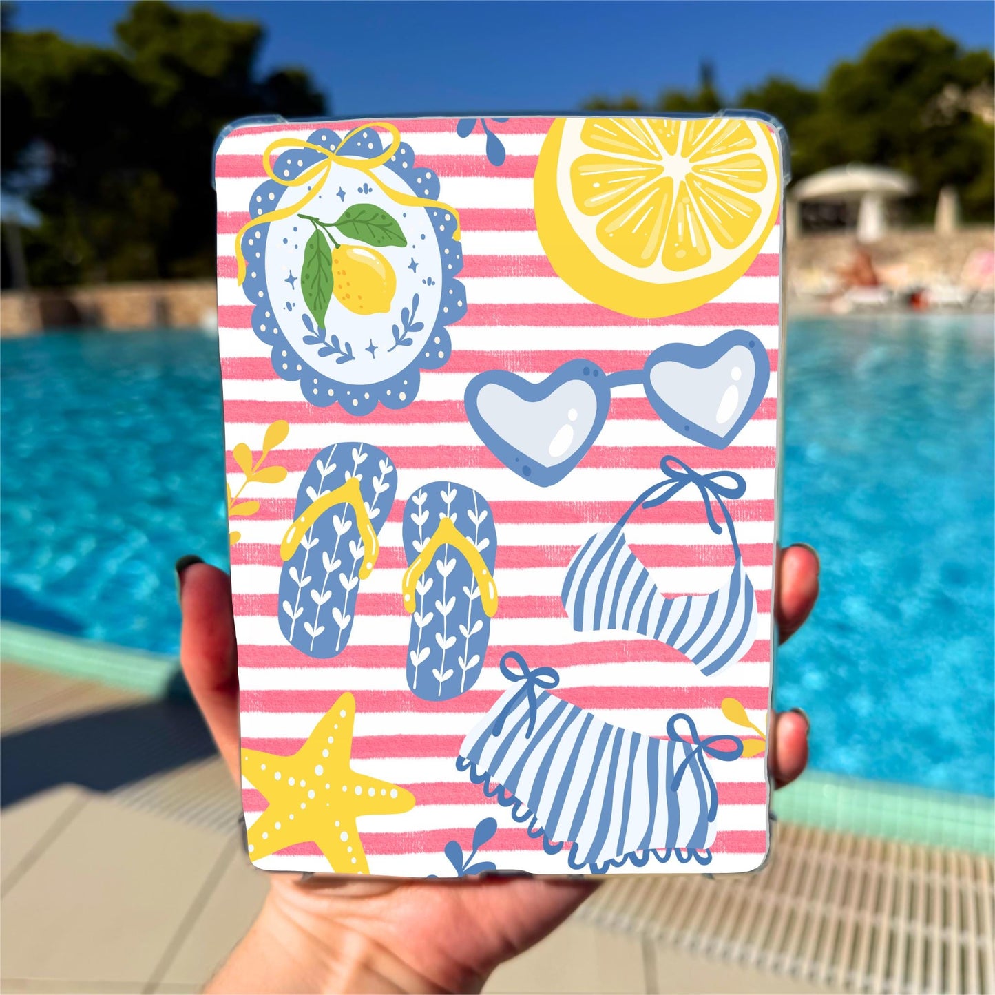 Kindle Clear Case Inserts | Off the Coast by The Saltwater Press