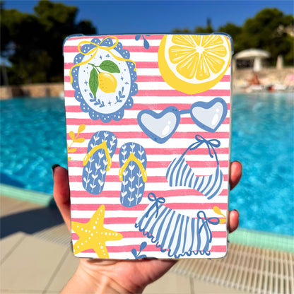 Kindle Clear Case Inserts | Off the Coast by The Saltwater Press