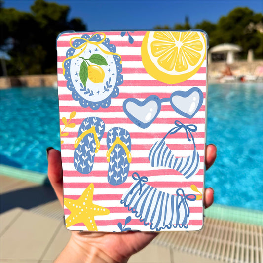 Kindle Clear Case Inserts | Off the Coast by The Saltwater Press