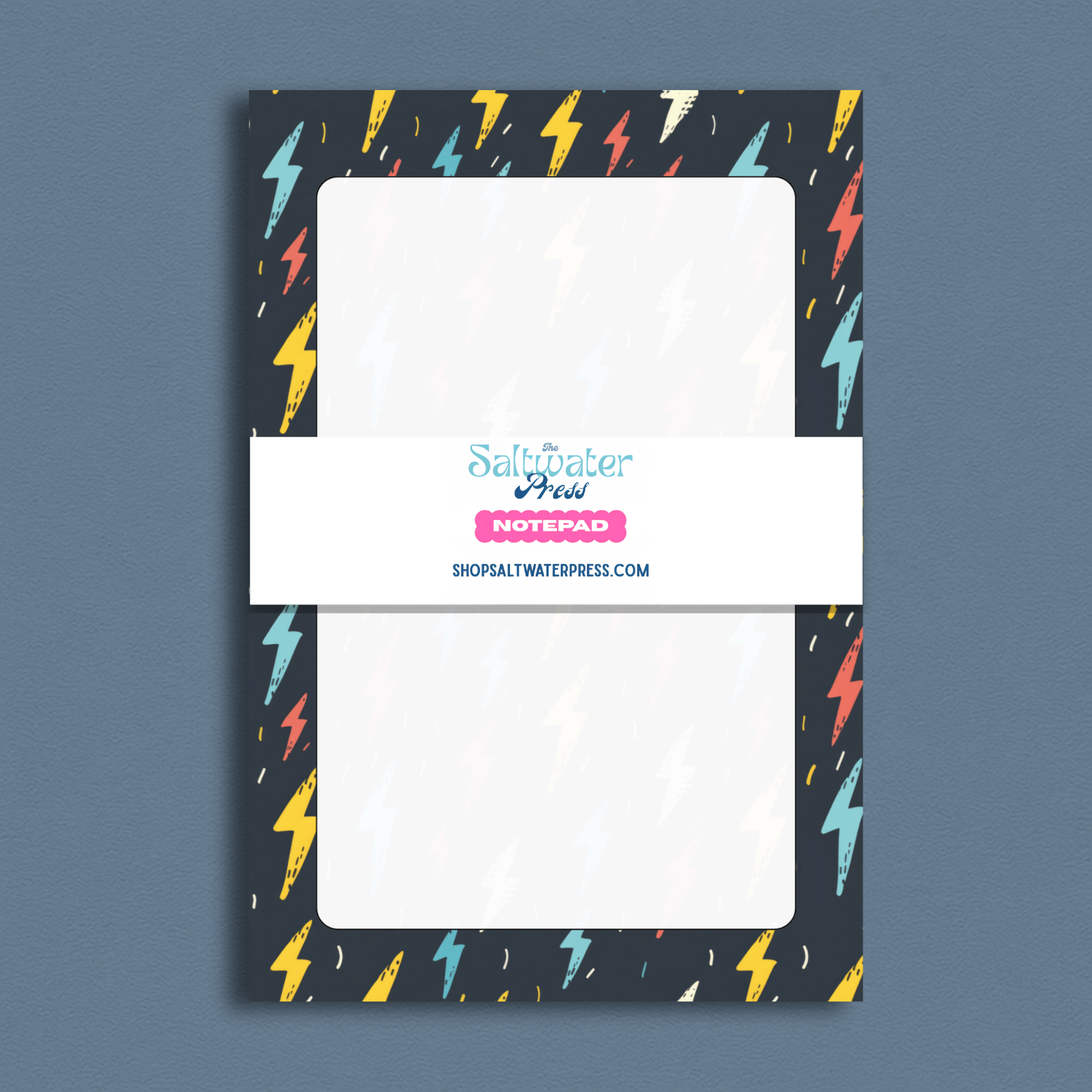 Lightening Bolt Notepad by The Saltwater Press